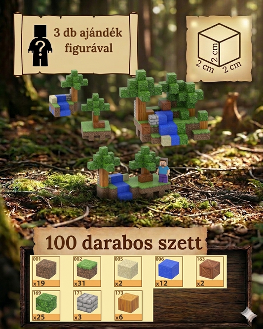 MágnesMóka - "Erdei kaland" 100 darabos készlet